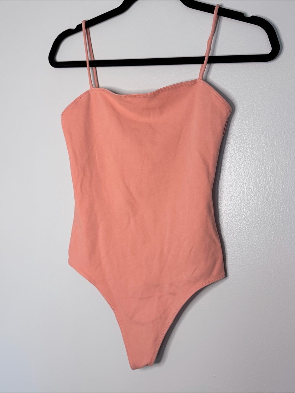 Women’s Light Orange One-Piece Bodysuit Tank